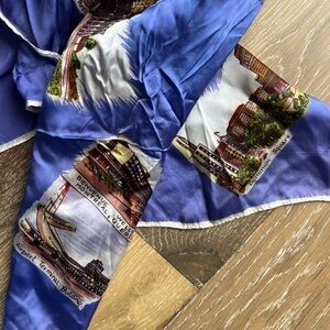 Vintage Canadian Silk Scarf